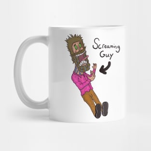 Screaming Guy Mug